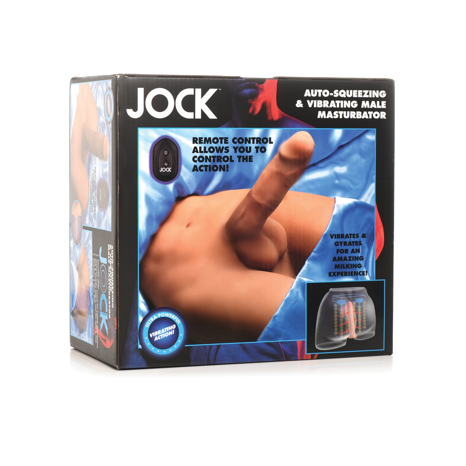 Jock Masturbador Vibrador Squeezing de Curve Toys Dildo Poseable