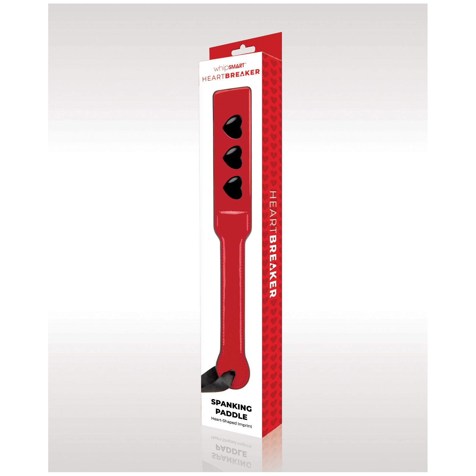 Paddle de Azotar Heartbreaker WhipSmart - Rojo/Negro