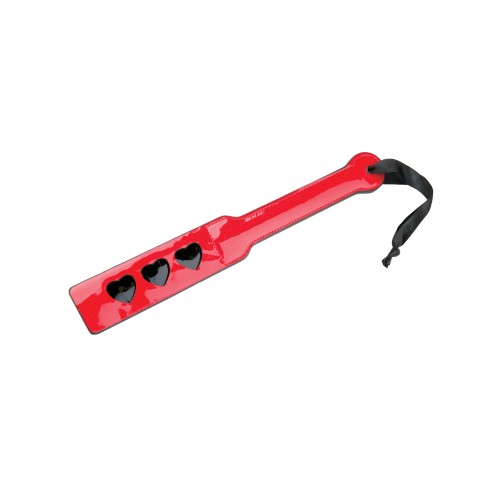 Paddle de Azotar Heartbreaker WhipSmart - Rojo/Negro