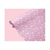 Pink Pot Leaf Gift Wrapping Paper