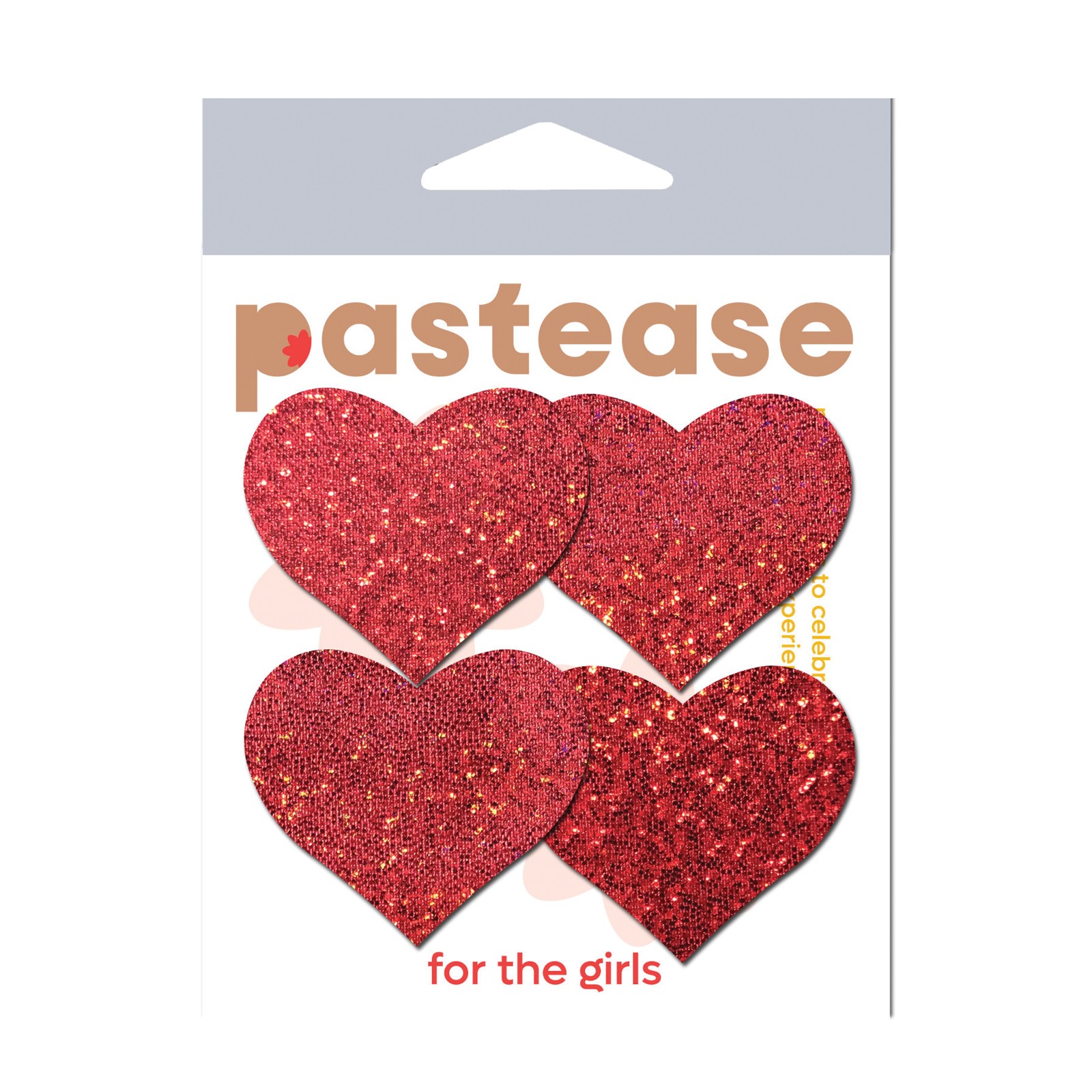 Pastease Glitter Heart Nipple Pasties for Fun