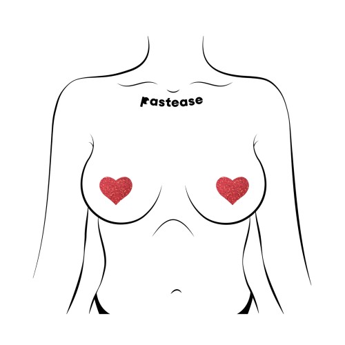 Pastease Corazones Brillantes para Pezones para Diversión