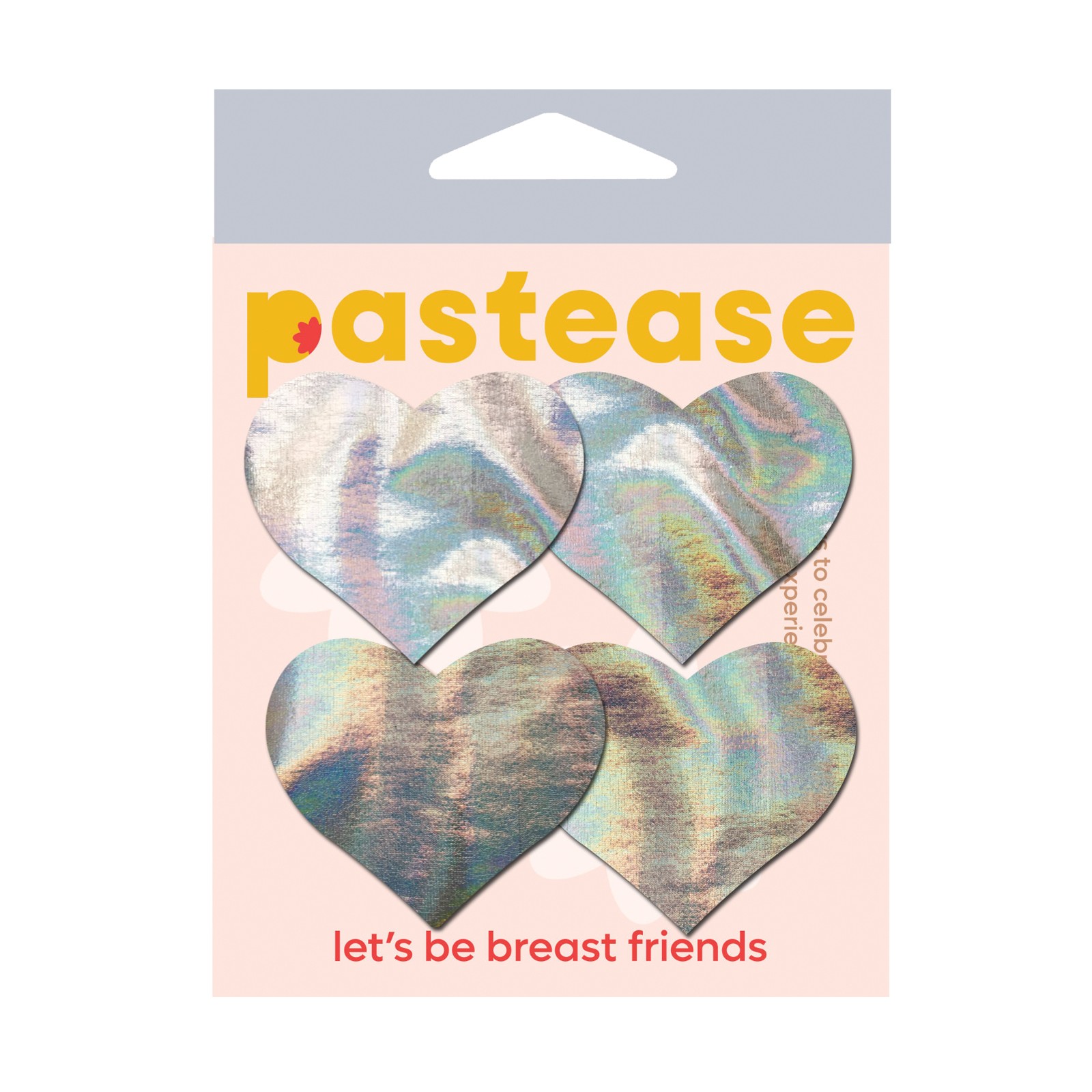 Pastease Holographic Heart Nipple Pasties