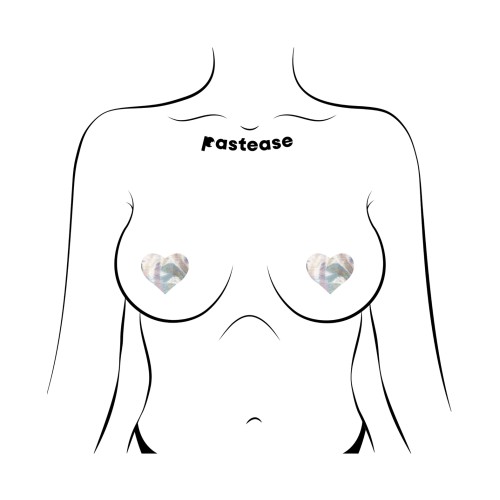 Pastease Holographic Heart Nipple Pasties