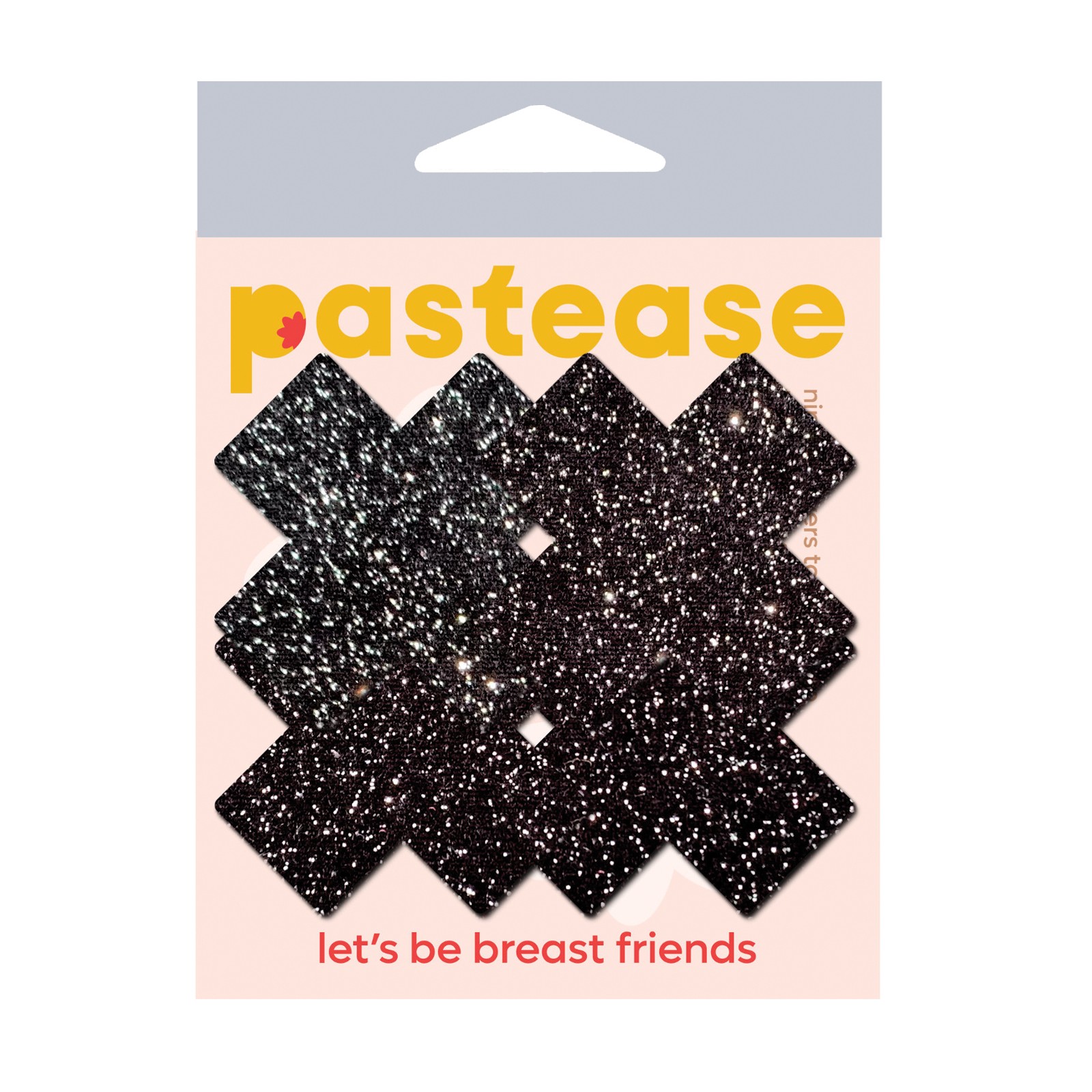 Pastease Premium Sparkle Plus X Black Nipple Pasties