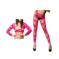 Leggings Sin Fondo Beverly Hills Naughty Girl Rosa