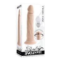 Evolved Twirl Jam Ivory Vibrator