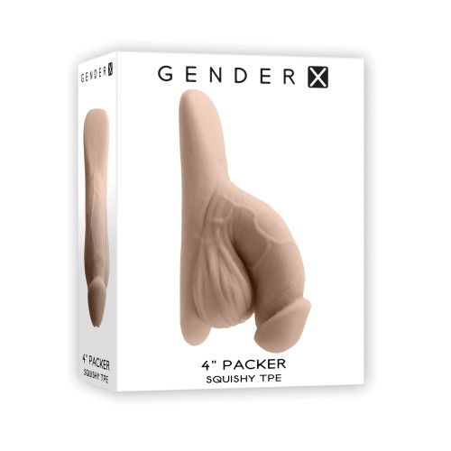 Packer Gender X de 4 Pulgadas para Comodidad y Realismo