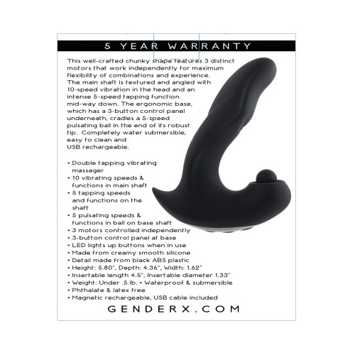 Gender X Mad Tapper - Black Ultimate Pleasure Tool