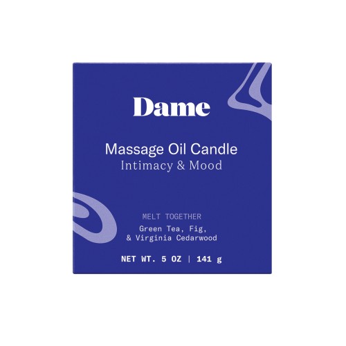 Dame Massage Oil Candle Melt Together