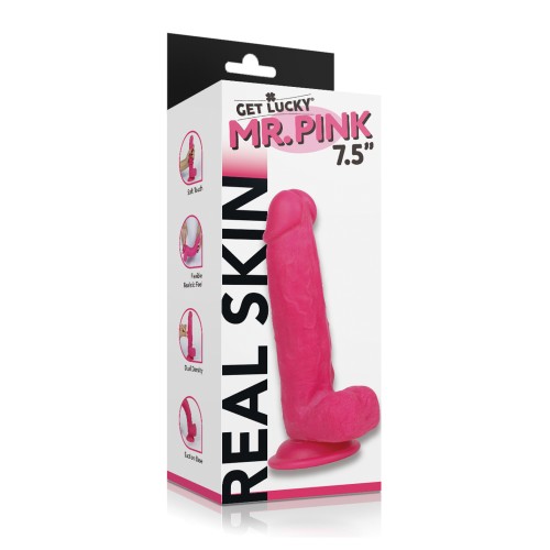 Get Lucky Mr. Pink 7.5 Dual Layer Dong