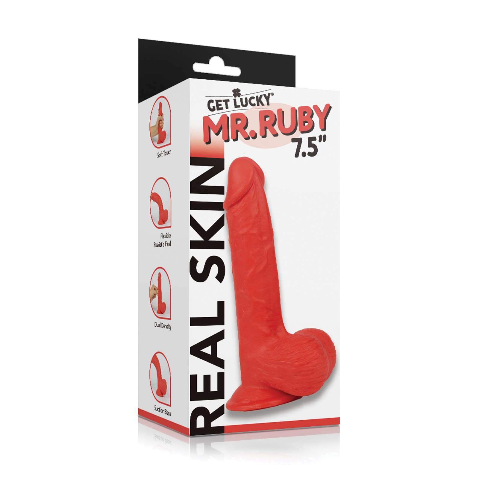 Get Lucky Mr. Ruby 7.5" Dong