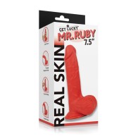 Get Lucky Mr. Ruby 7.5" Dong