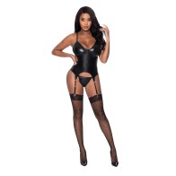 Club Candy Basque Cheeky Panty Black LXL