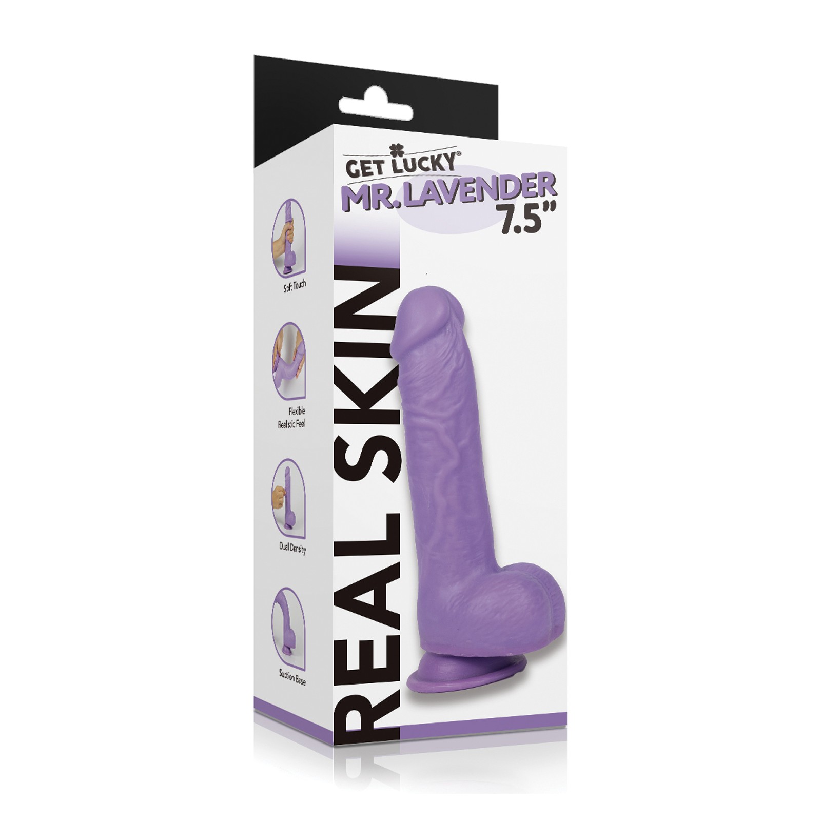 Dildo Doble Capa Get Lucky Mr. Lavender - 7.5"