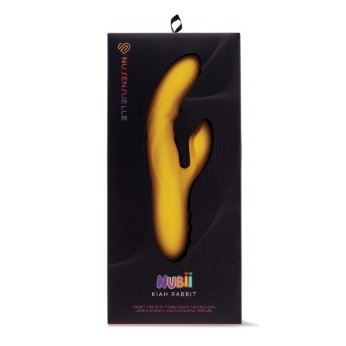 Conejito Nu Sensuelle Nubii Kiah Turbo Boost Calentamiento Amarillo