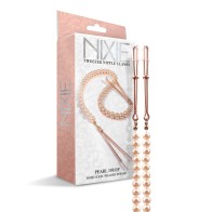 Pinzas para Pezones Nixie Pearl Drop - Oro Rosa