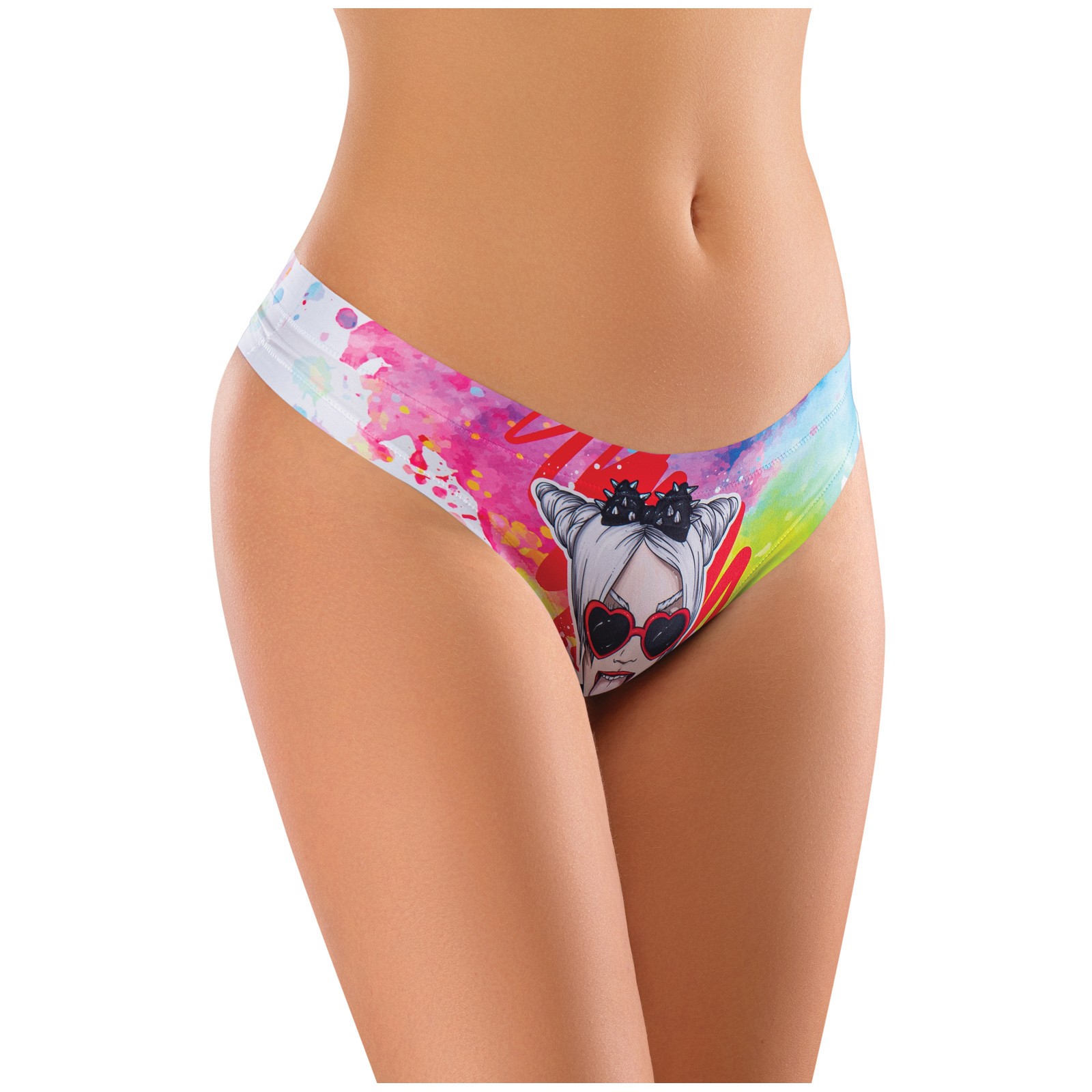 Mememe Cabal Jade Printed Thong - Ultimate Comfort