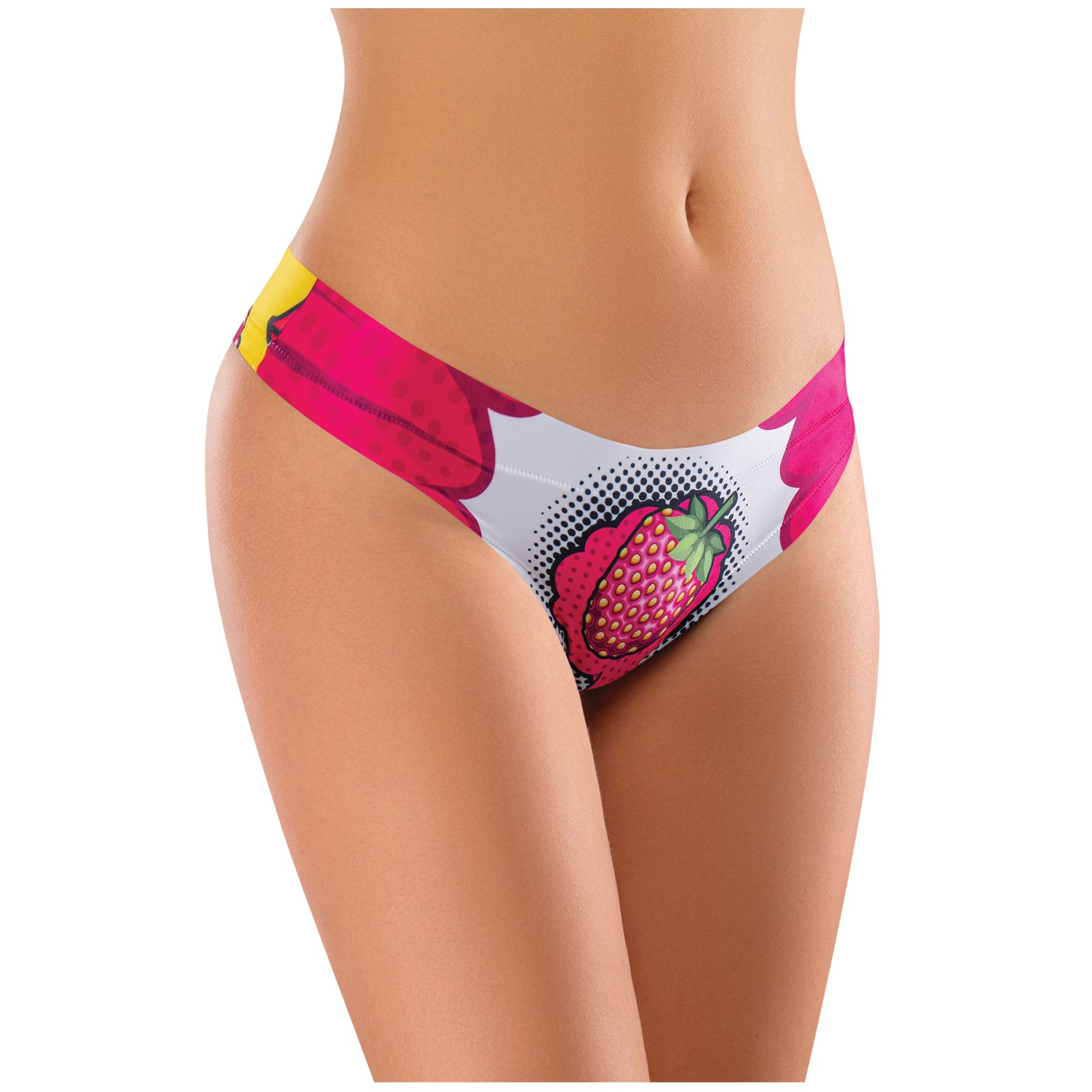 Mememe Intrigue Kissberry Printed Thong for Ultimate Comfort