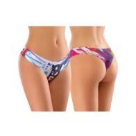 Mememe Cabal Printed Thong