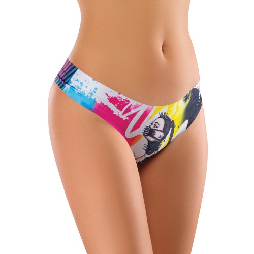 Mememe Cabal Margot Printed Thong - Large