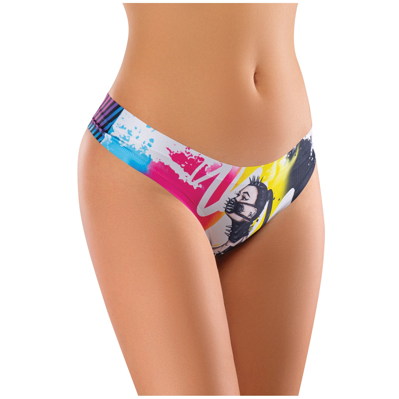 Mememe Cabal Margot Printed Thong - Large