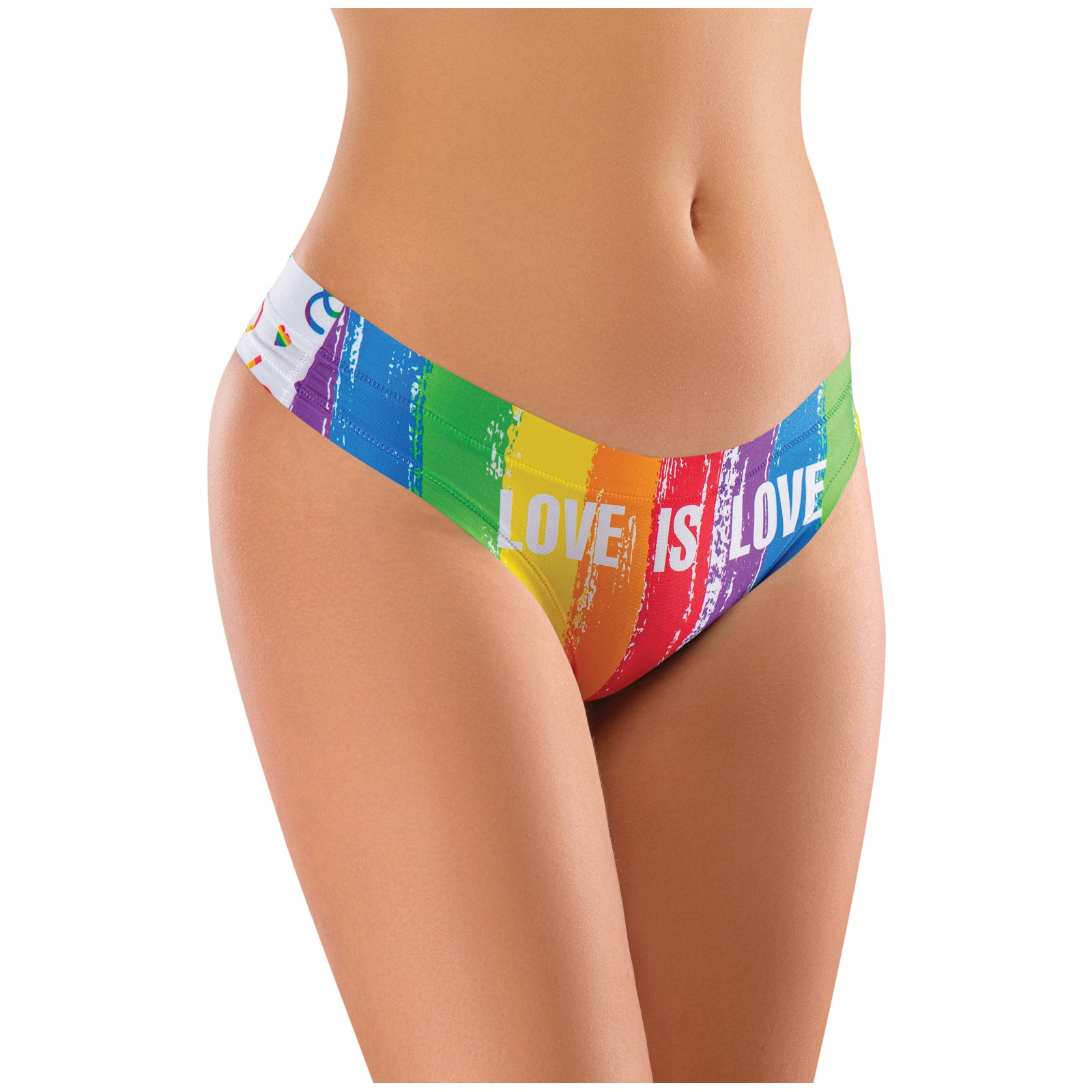 Mememe Pride Love Printed Thong for Ultimate Comfort