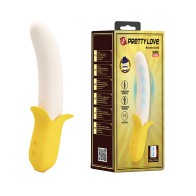 Pretty Love Banana Geek Thrusting Vibrator Yellow