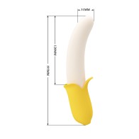 Pretty Love Banana Geek Vibrador Impulsor Amarillo