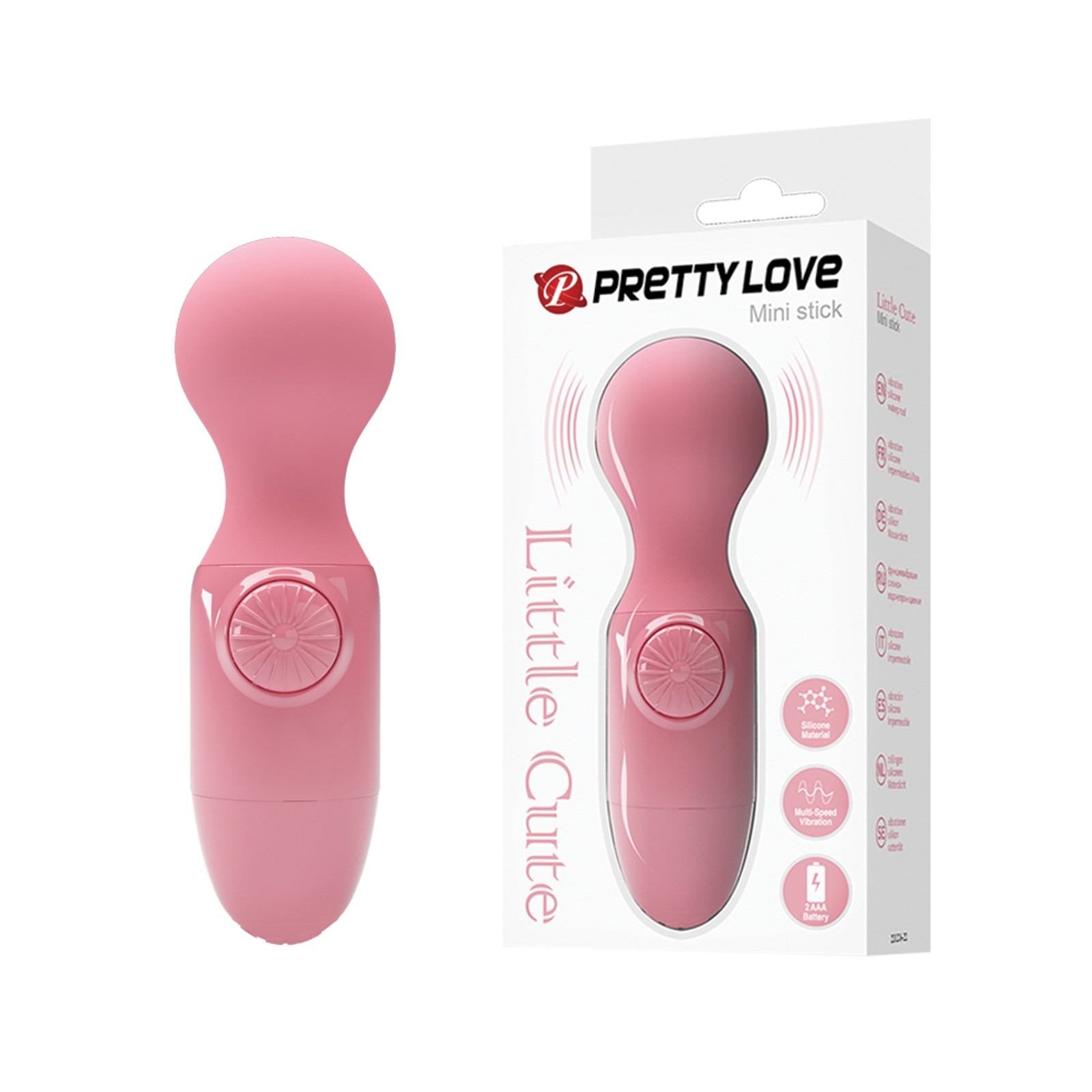 Mini Vibrador Pretty Love Rosa Fucsia