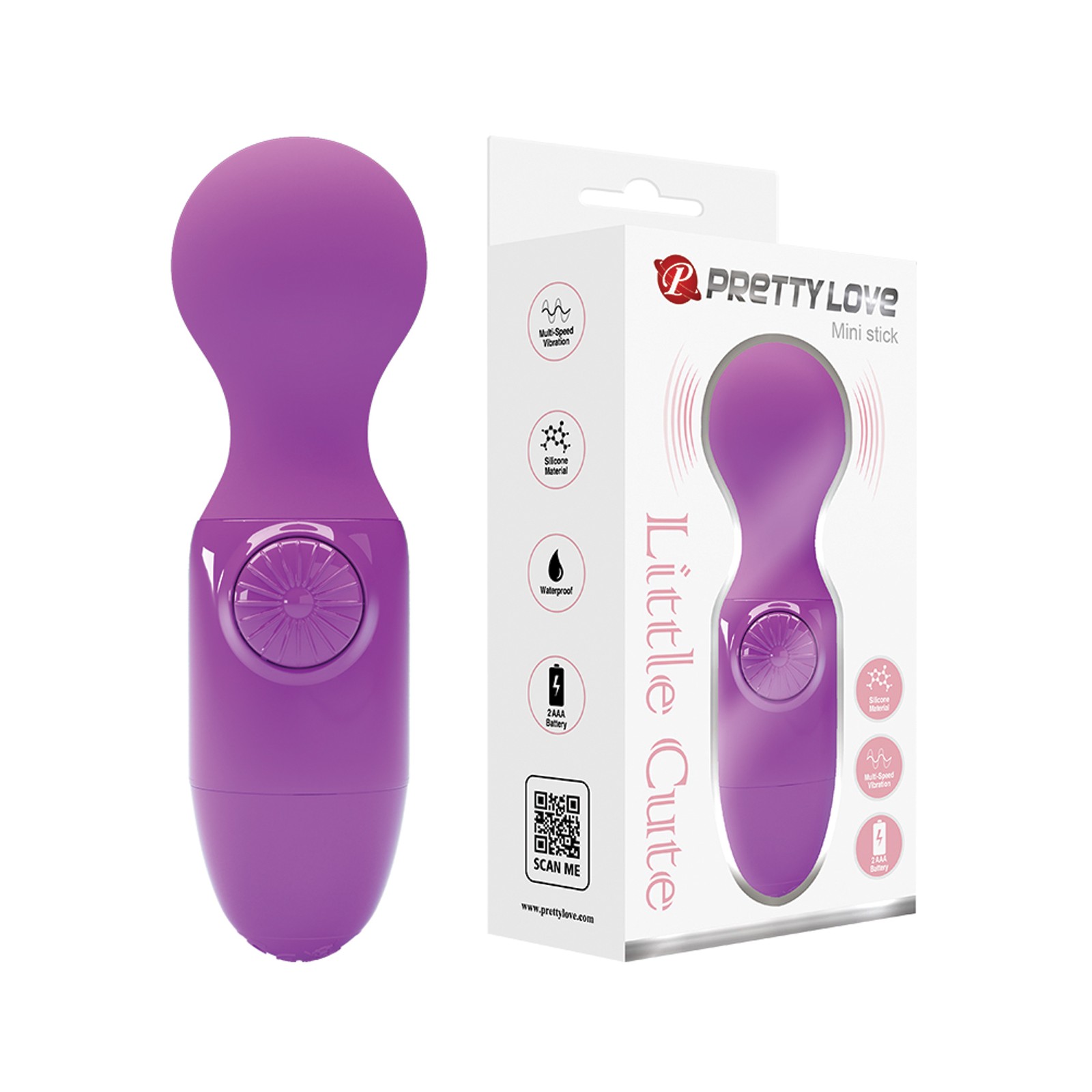 Pretty Love Mini Stick Massager for On-the-Go Pleasure