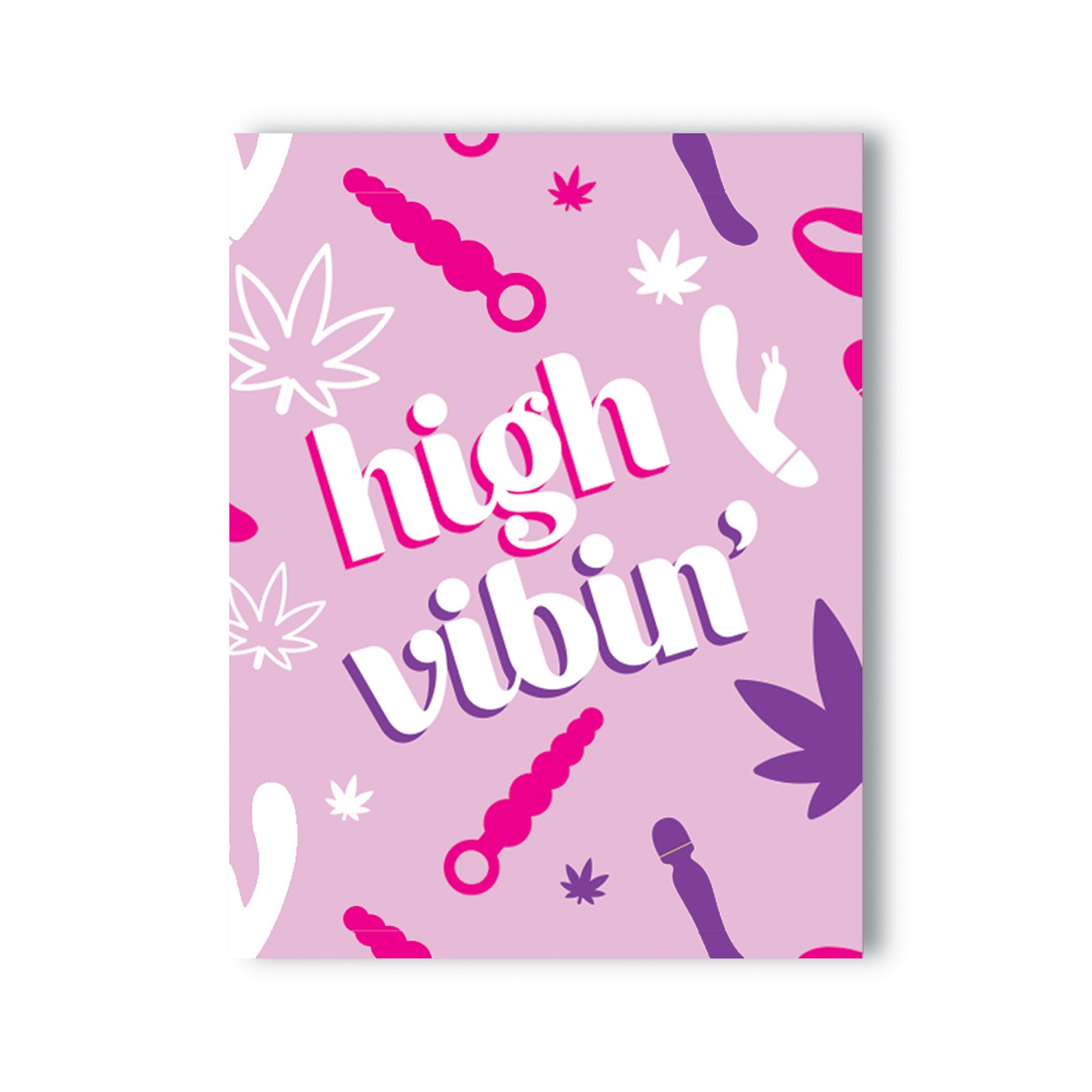 High Vibin 420 Greeting Card