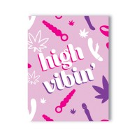 High Vibin 420 Greeting Card