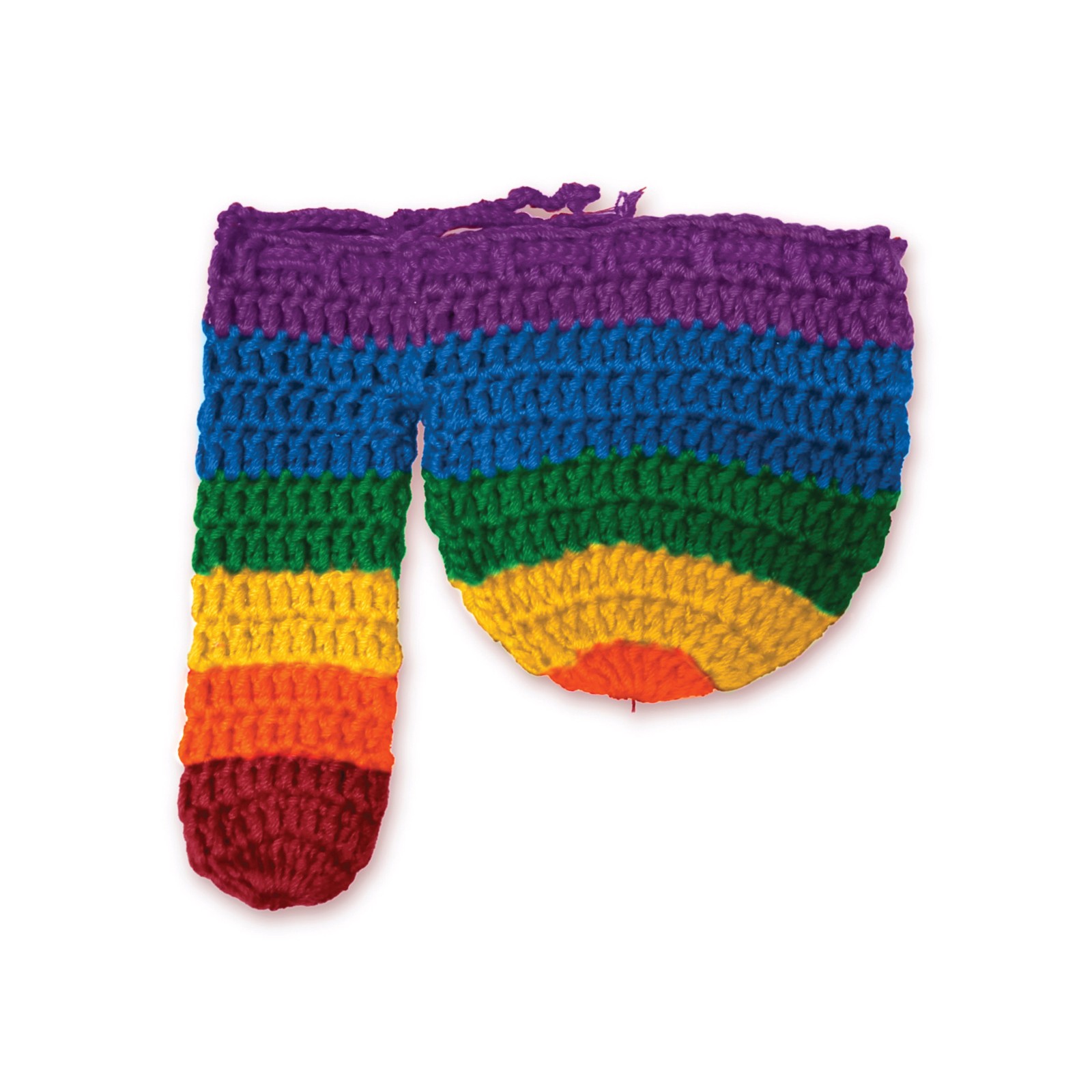 Rainbow Willy Warmer for Winter Fun