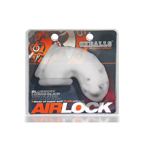 Chastity Oxballs Airlock Lite Claro Hielo