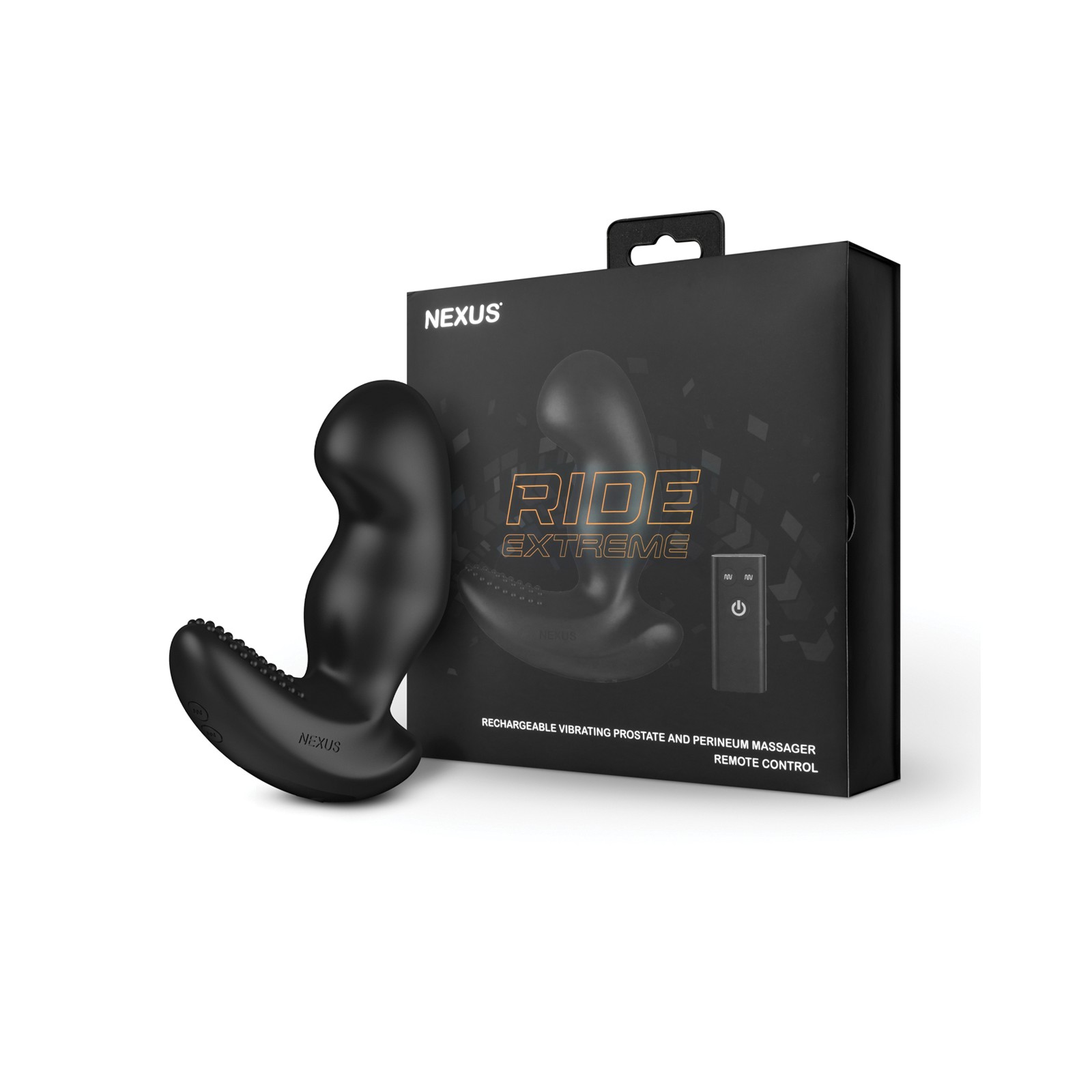 Nexus Ride Extreme Masajeador Vibrador de Próstata y Perineo Negro