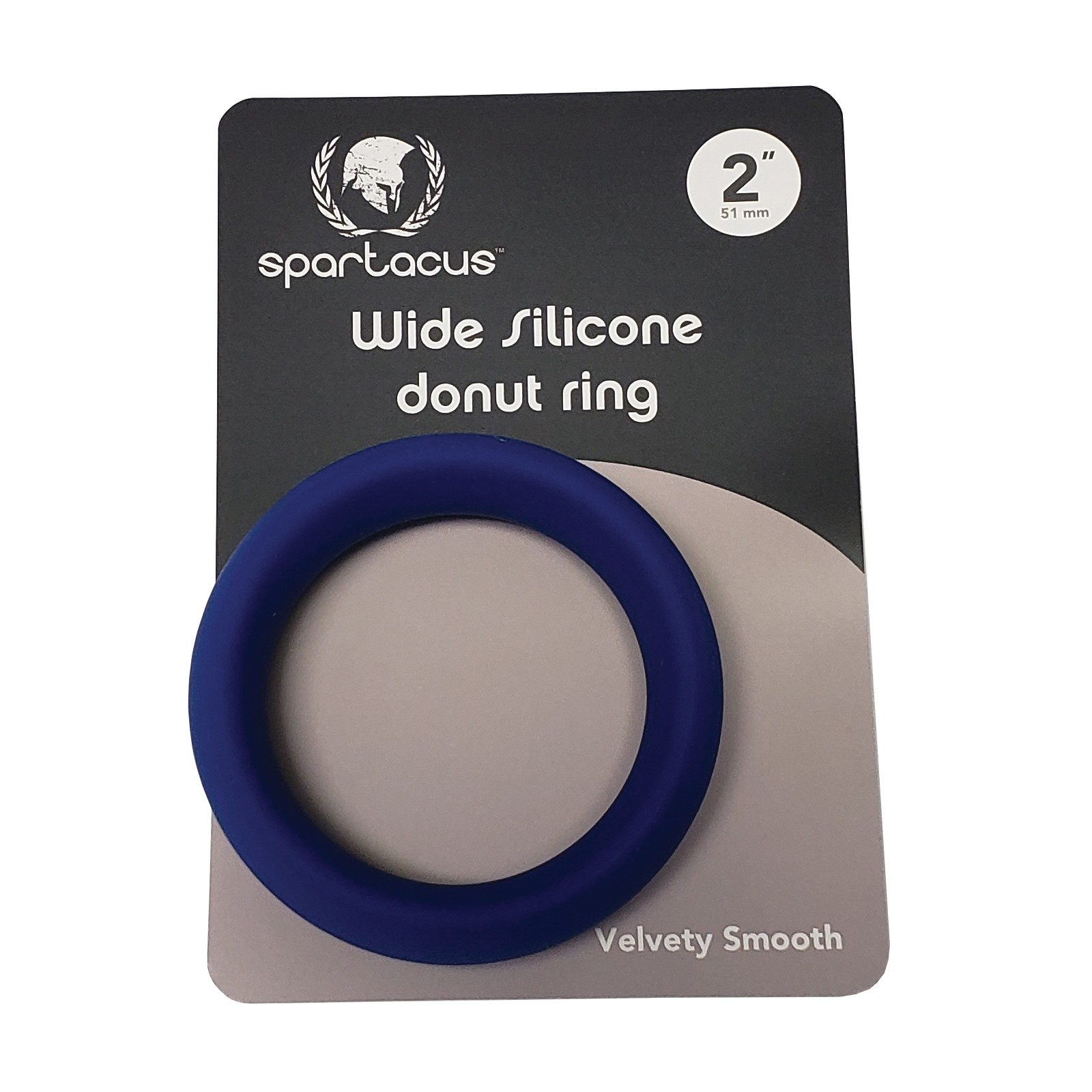 Anillo Donut de Silicona Ancha 2" Azul Spartacus