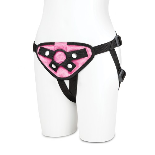 Lux Fetish Strap-On Harness - Pink Pleasure