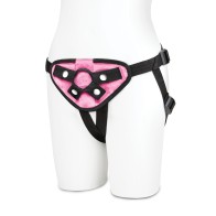 Lux Fetish Strap-On Harness - Pink Pleasure