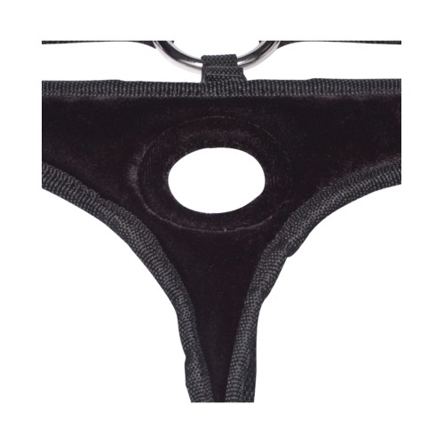 Lux Fetish Velvet Bikini Strap On