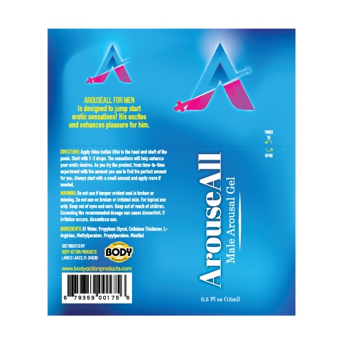 ArouseAll Male Stimulating Gel - Enhance Your Sensation