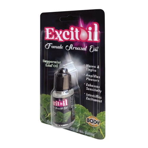 Body Action Excitoil Peppermint Arousal Oil 0.5 oz