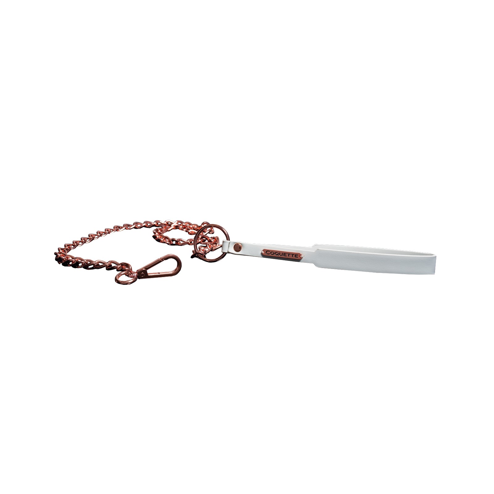 Pleasure Collection Leash White Rose Gold