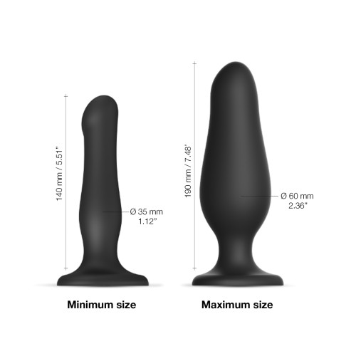 Strap on Me Plug Dildo Inflable Negro