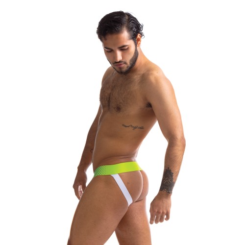 Jock Jersey Sport Fucker - Verde Claro/Blanco