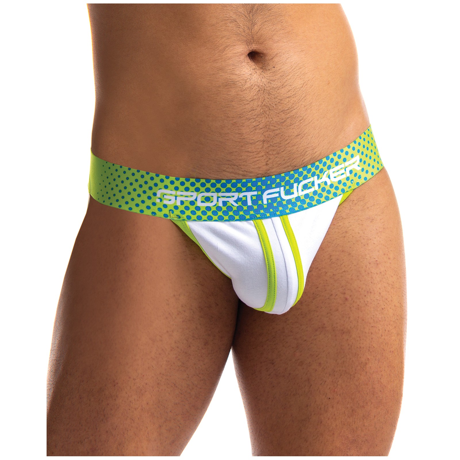 Jock Jersey Sport Fucker XL Verde Blanco