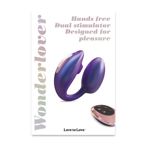 Love to Love Wonderlover Dual Stimulator Iridescent Night