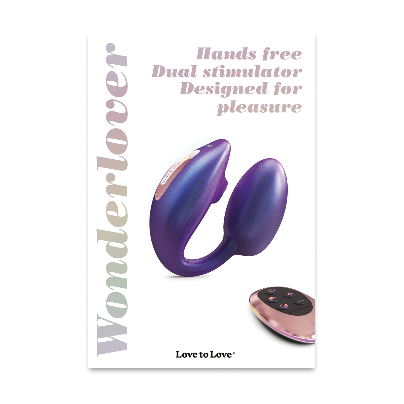 Love to Love Wonderlover Dual Stimulator Iridescent Night