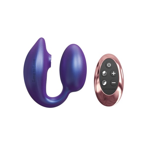 Love to Love Wonderlover Dual Stimulator Iridescent Night