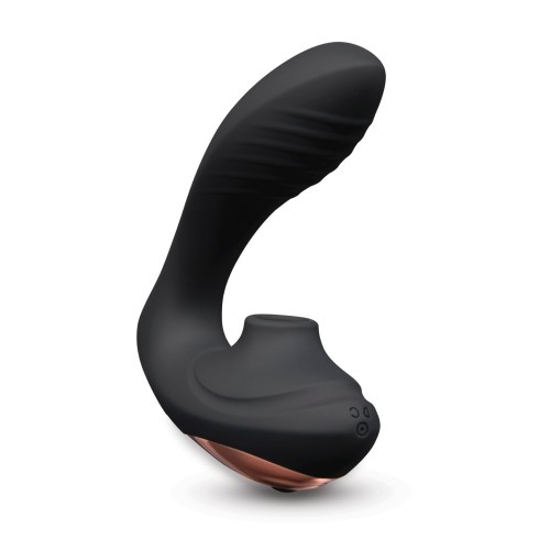 Coquette The Royal Embrace Black Rose Gold - Dual Stimulation